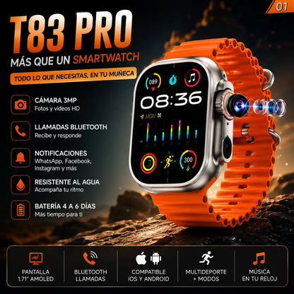 Smartwatch T83 Pro con Cámara