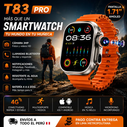 Smartwatch T83 Pro con Cámara