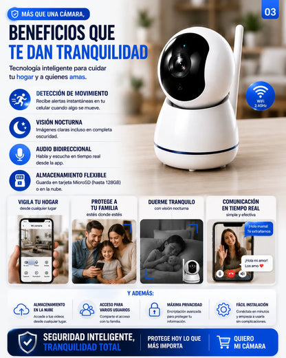 Cámara WiFi con Videollamada