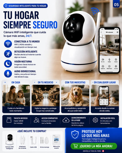 Cámara WiFi con Videollamada